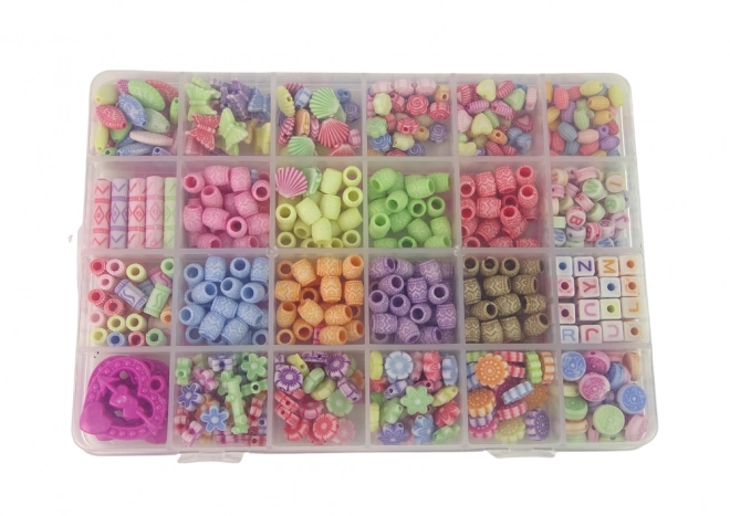 650 korálků plastový náramek šperky Box Set