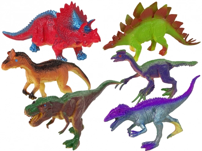 Figurky Dinosauři barevné 6 kusů