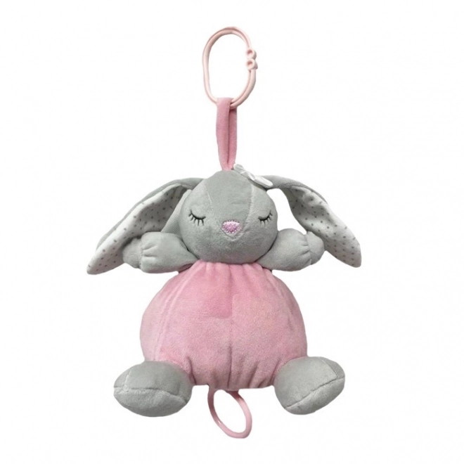 Krabice Bunny 18 cm šedá