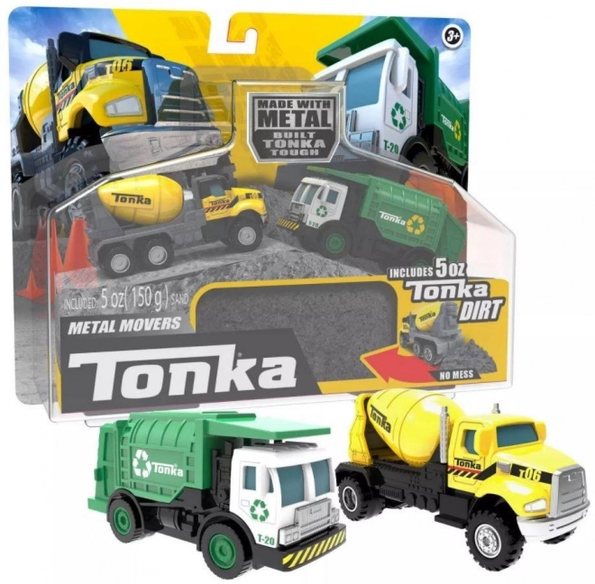 Tonka Betoniarka i Śmieciarka Metal Movers Zestaw 06020