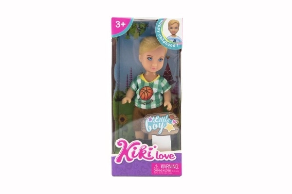 Panenka/Panáček Kiki Anlily 12cm plast pevné tělo 3 barvy v krabičce 7x16x4cm 12 ks v boxu