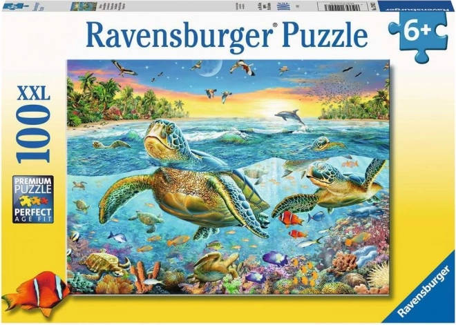 Puzzle Plavání s mořskými želvami