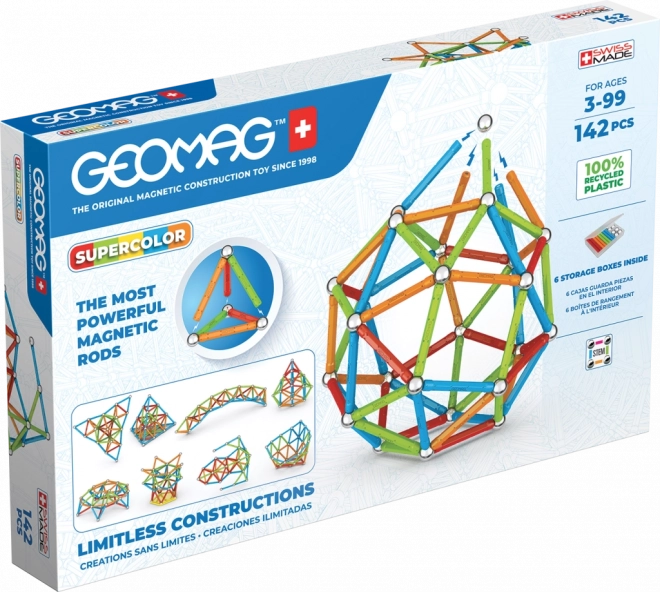 Geomag Supercolor 142 dílků