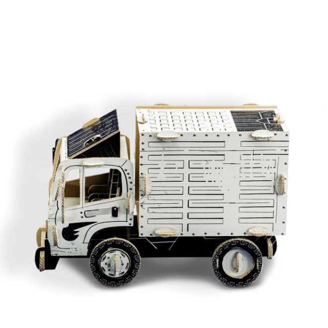 TO DO kartonová 3D skládačka Nákladní auto