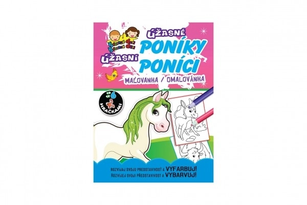 Omalovánky s poníky + 6 hraček