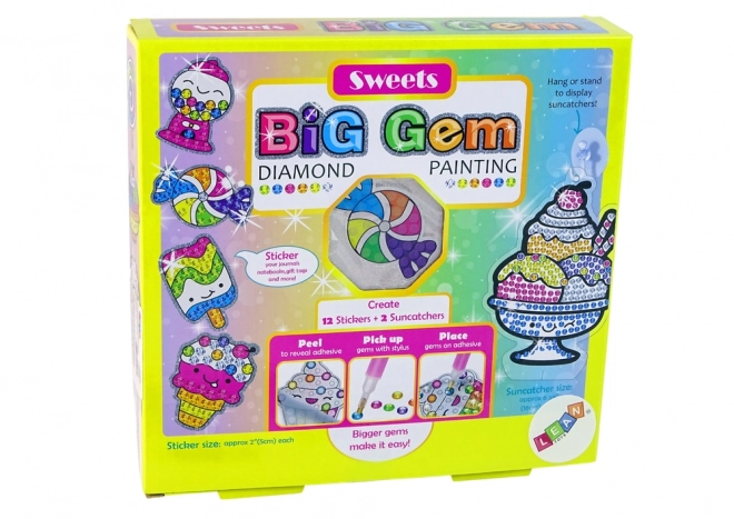 Diamantové vyšívání Kreativní sada Samolepky Lepení diamantů Sladkosti