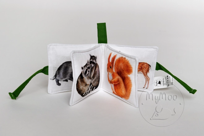 MyMoo Mini soft book - Procházka lesem