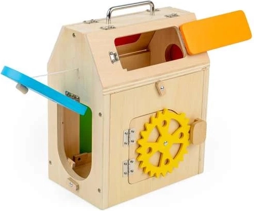 Bigjigs Toys Activity board Domeček pro děti