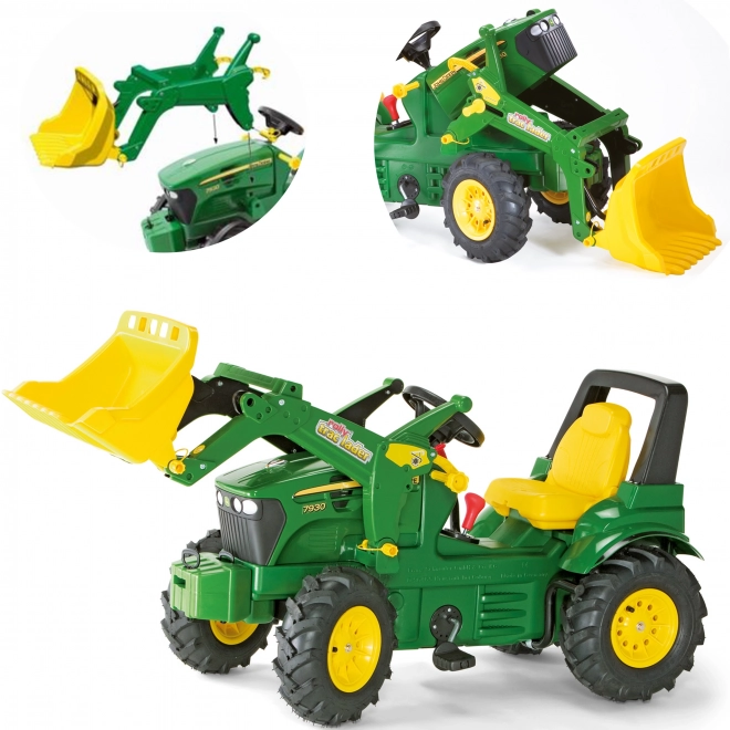 Šlapací traktor s lžící Rolly Toys John Deere 7930