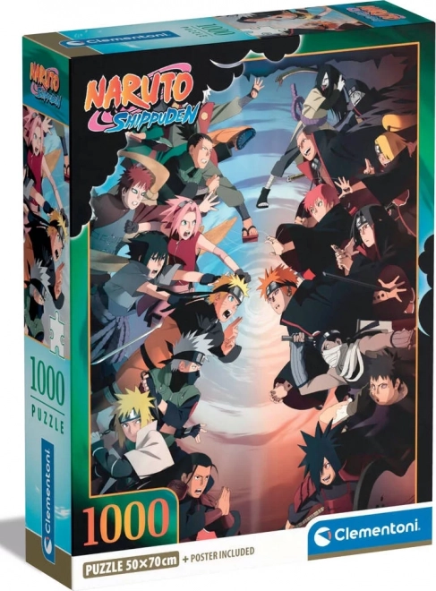 CLEMENTONI Puzzle Naruto 2. motiv 1000 dílků