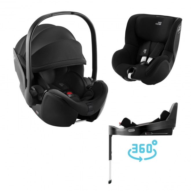 Autosedačka růstový set Britax Römer Baby-Safe Pro a Dualfix 5Z