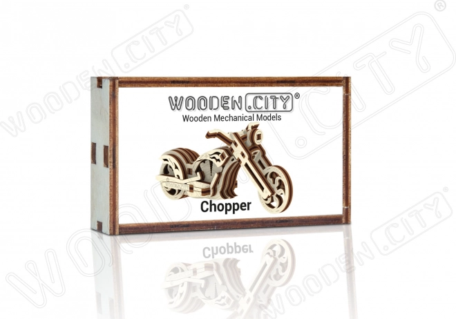 WOODEN CITY 3D puzzle mini Widgets: Chopper 22 dílků