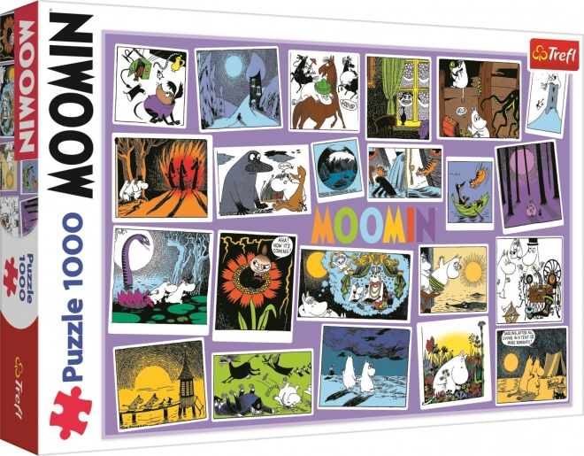 Trefl puzzle Dobrodružství Mumínků 1000 dílků