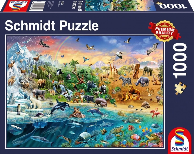 Puzzle Království zvířat 1000 dílků