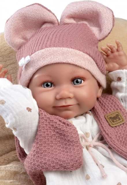 Realistická panenka miminko Llorens NEW BORN holčička 40 cm
