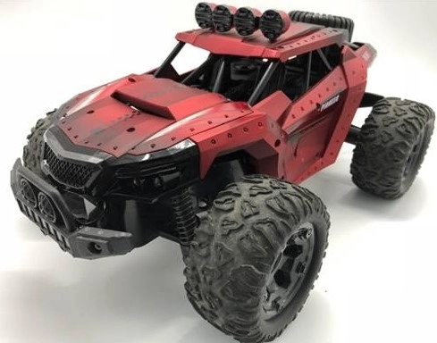 Mega Crawler Pionier s kamerou červený