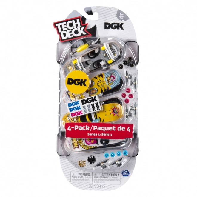 Tech Deck fingerboard čtyřbalení