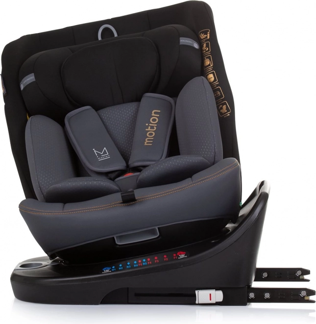 CHIPOLINO Autosedačka Motion i-Size 40-150cm Isofix 360, Obsidian