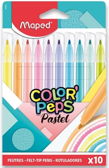 MAPED Fixy Color'Peps Pastel 10ks