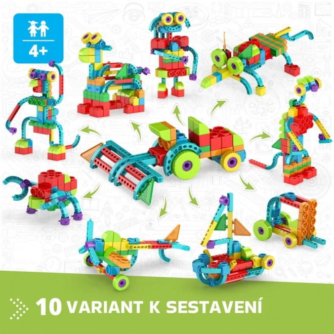 Engino stavebnice traktor a aktivity pro děti