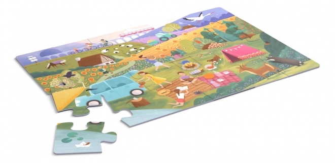 KukiKuk 80052 Véééliké puzzle Na výletě