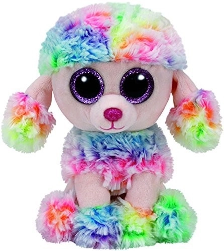 TY Beanie Boos Pufík - pestrobarevný pudlík, 15 cm