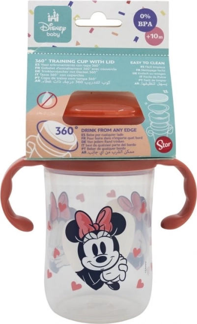 STOR Dětský trénovací hrneček 395 ml Minnie