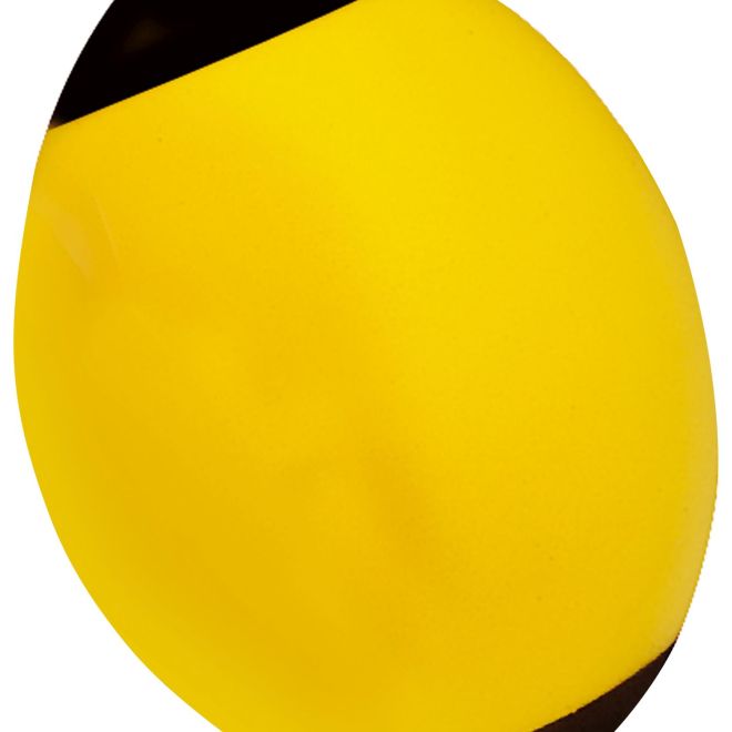 Androni Americký fotbalový míč měkký - průměr 24 cm, žlutý