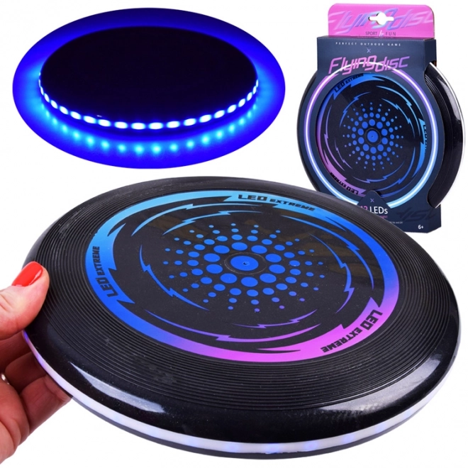Létající disk s LED osvětlením