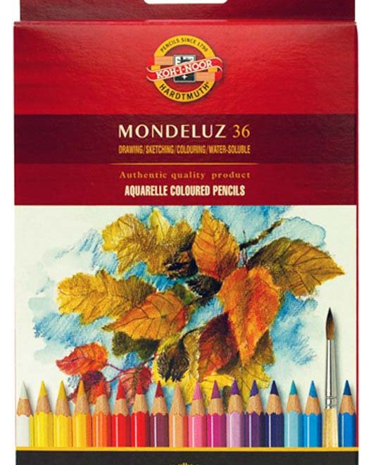 KOH-I-NOOR Akvarelové pastelky Mondeluz 3719 - 36 ks