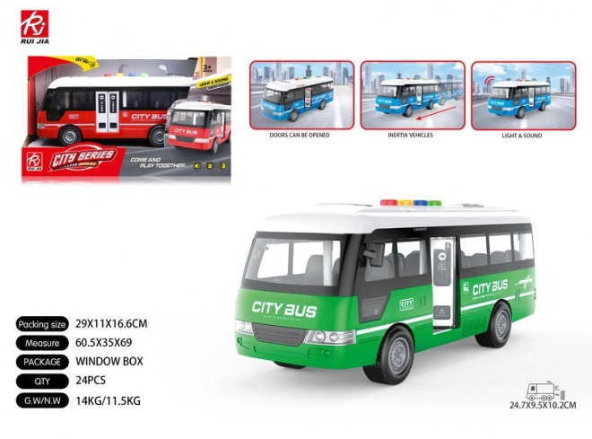 Autobus s efekty 25 cm