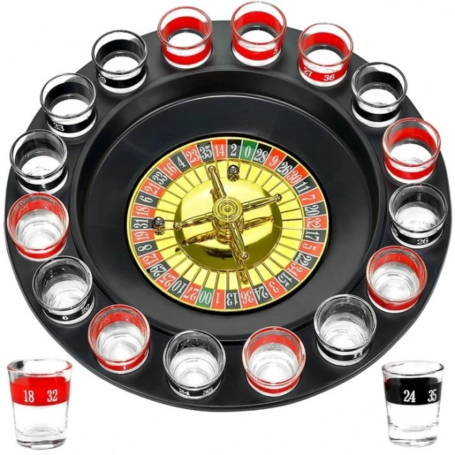 Ruleta s alkoholem - 16 panáků