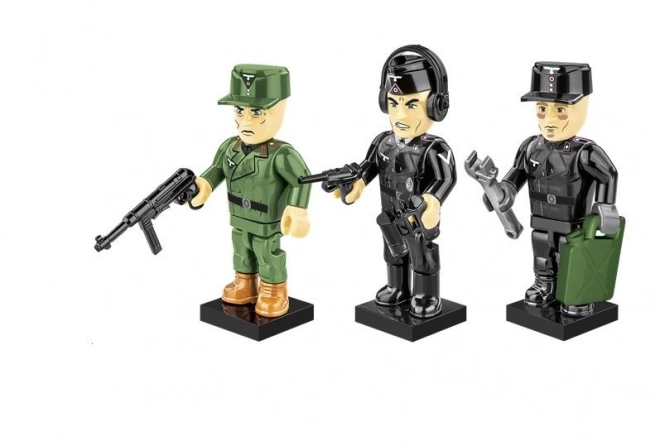 Německá posádka tanku 3 figurky