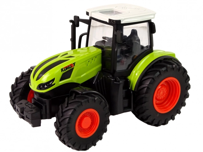 Traktor na dálkové ovládání 1:24 R/C Pilot 2,4 G zelený