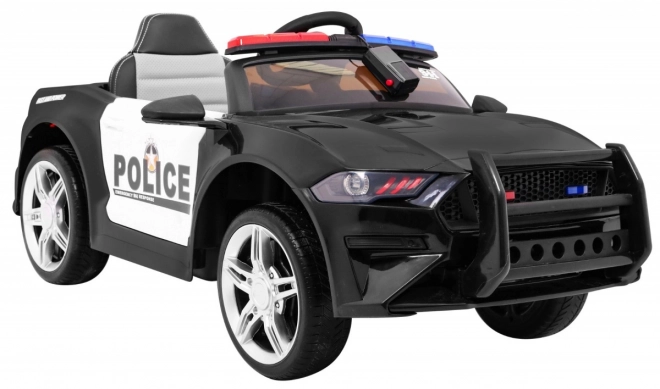 Dětské elektrické auto GT Sport Police Černé