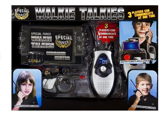 Sada krátkovlnné vysílačky Walkie Talkie Base