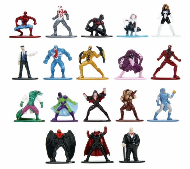 Spider-Man kovové figurky 18-pack verze 9