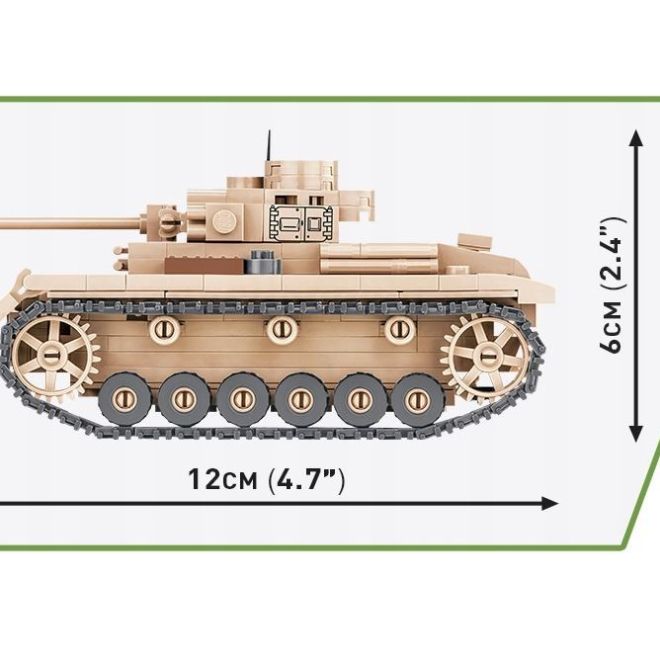 COBI 2712 II WW Panzer III Ausf J, 1:48, 292 k