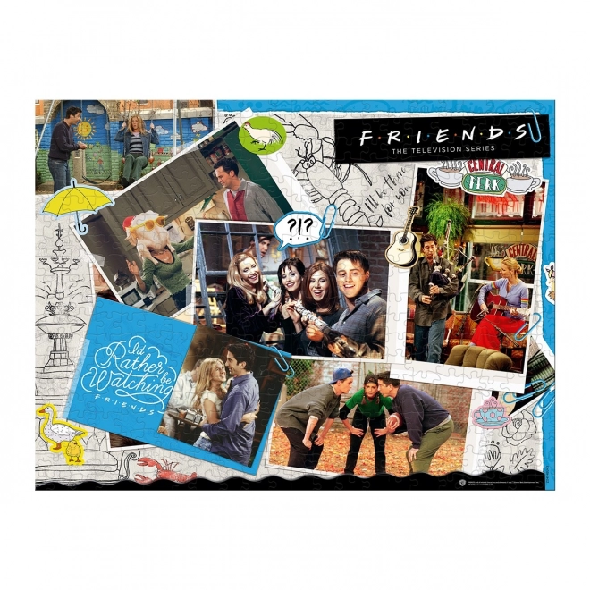 Puzzle 1000 prvků Friends Scrapbook