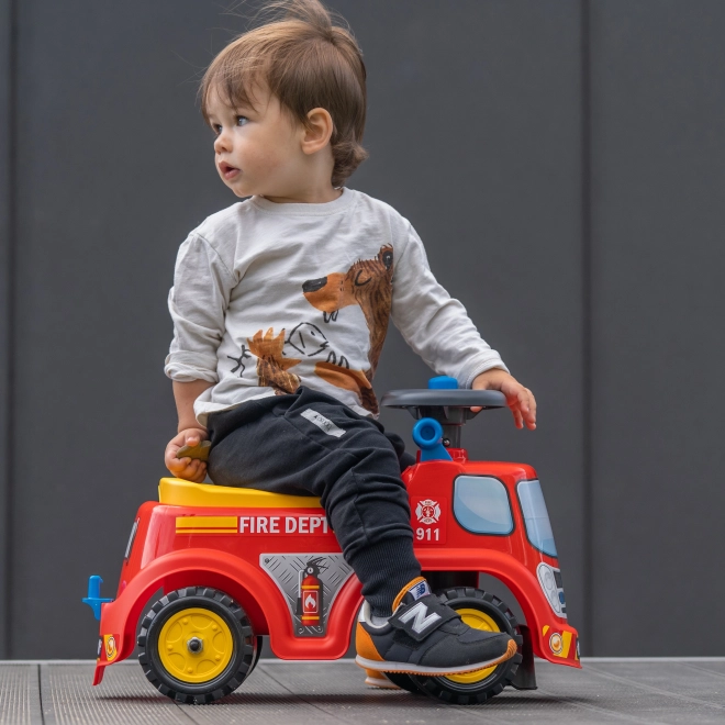 Jezdící hasičské auto s klaksonem pro děti od FALK