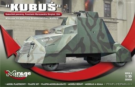 Obrněný vůz Kubus Varšavské povstání