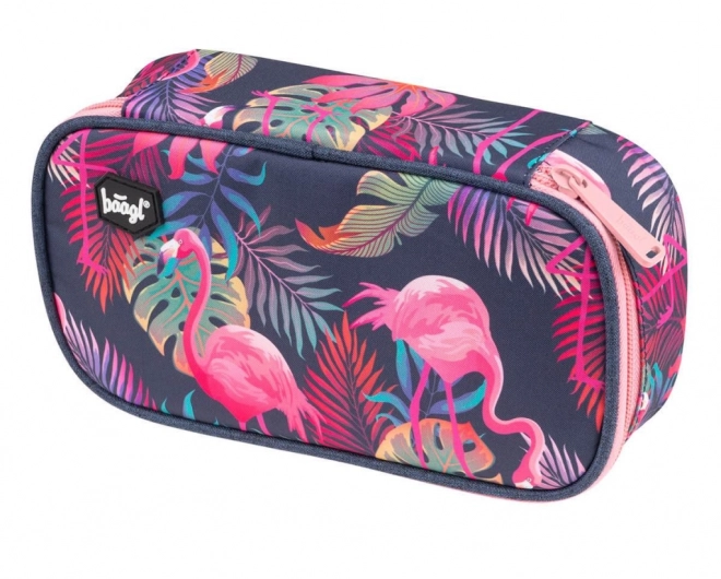 BAAGL SET 3 Flamingo: batoh, penál, sáček ver. 2