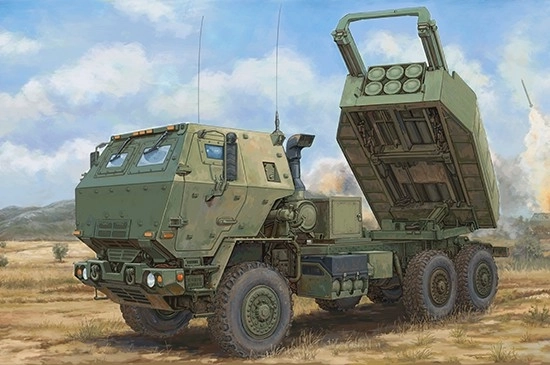 Plastikový model dělostřeleckého raketového systému M142 (HIMARS)