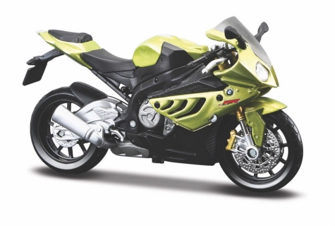 Model motocyklu BMW S 1000RR se stojanem 1/18