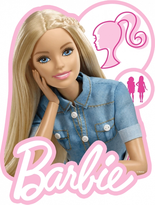 Dřevěné puzzle junior Barbie 50 dílků