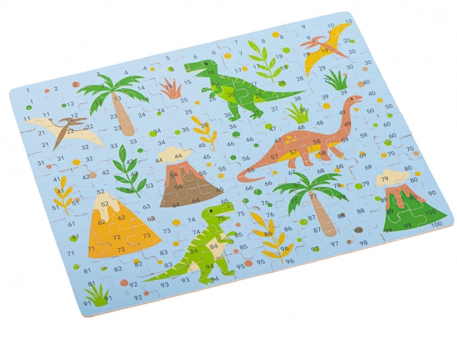 Puzzle v plechové krabičce mořská panna - 100 dílků
