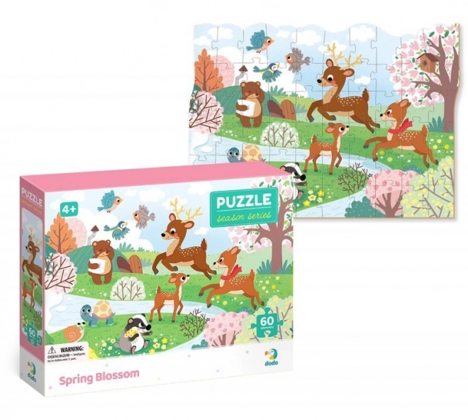 DODO Puzzle Roční období: Jaro v rozkvětu 60 dílků