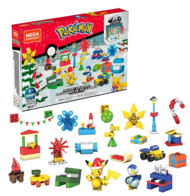 *Vánoční kalendář pokémonů Mega Construx
