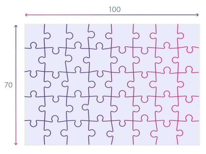 Podlahové puzzle Kraina Ledu