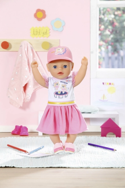 Baby born Školka šatičky s kšiltovkou, 36 cm